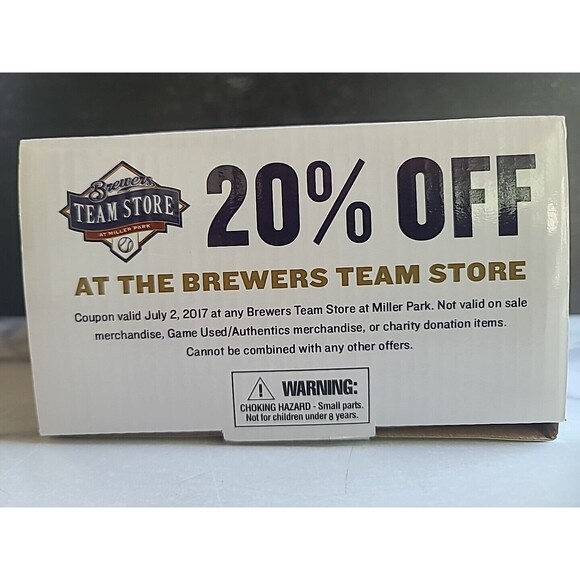 2017 Milwaukee Brewers Arizona Diamondbacks ZACH DAVIES #27 Bobblehead Pitcher - Picture 9 of 10